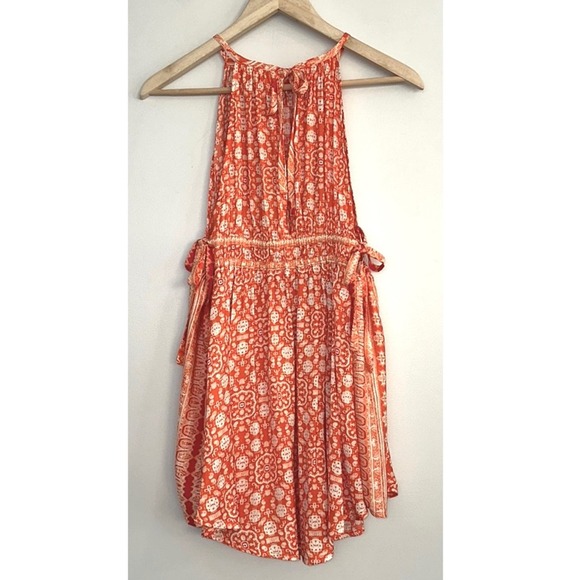 Free People Mid Summers Day Dress in Cayenne Combo - Picture 5 of 12